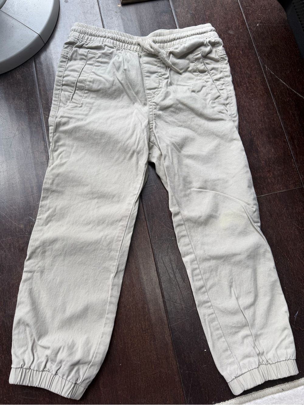 Old Navy Cream Drawstring Kids Jogger Pants